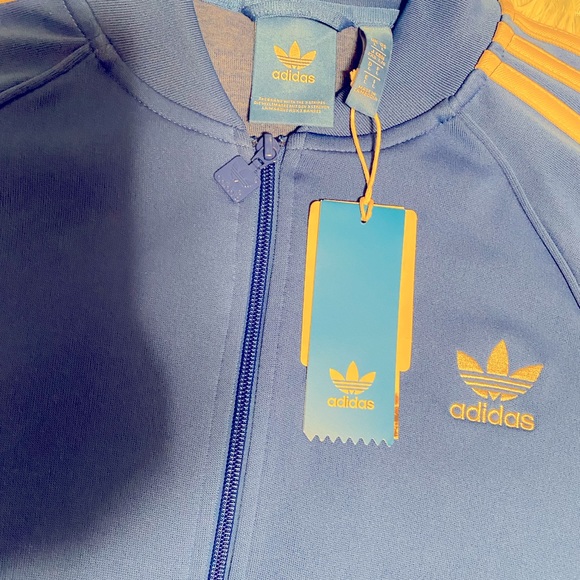 Adidas Superstar Track Top Royal Blue Size L Brand New - Picture 5 of 5